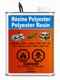 Résine polyester 3,78 L