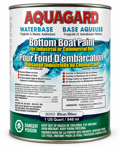 Peinture pour fond d’embarcation Aquagard Waterbase Bleu 946 ml