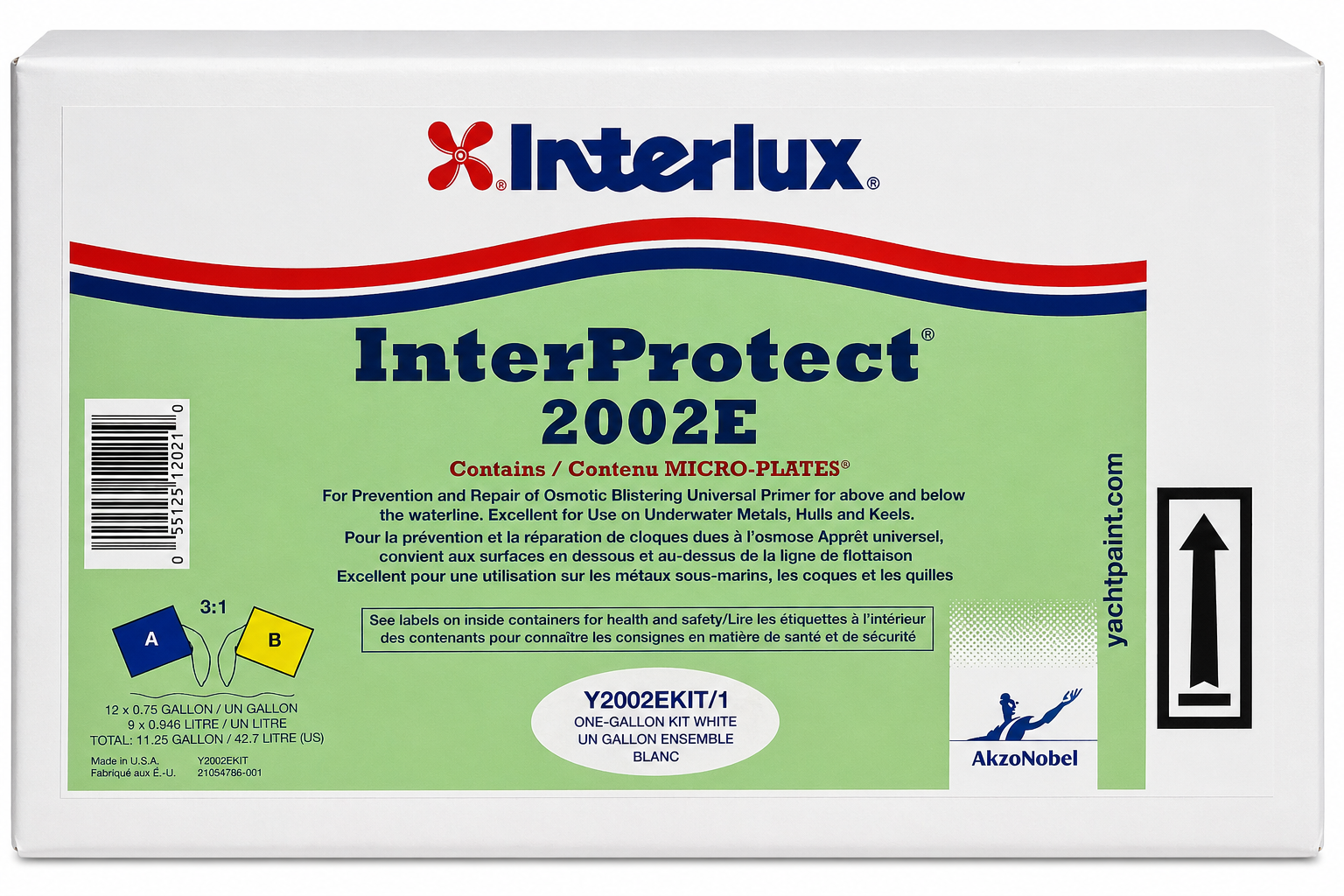 Interlux InterProtect 2002E Kit 1 Gallon Blanc