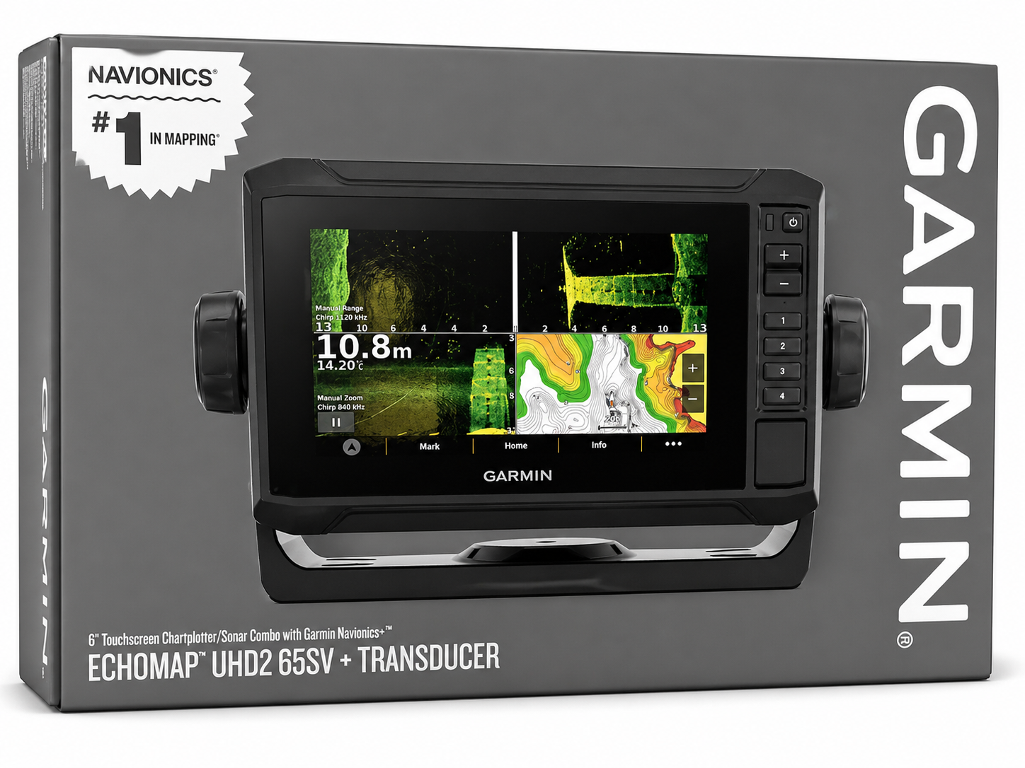 Garmin ECHOMAP UHD2 65SV avec transducteur