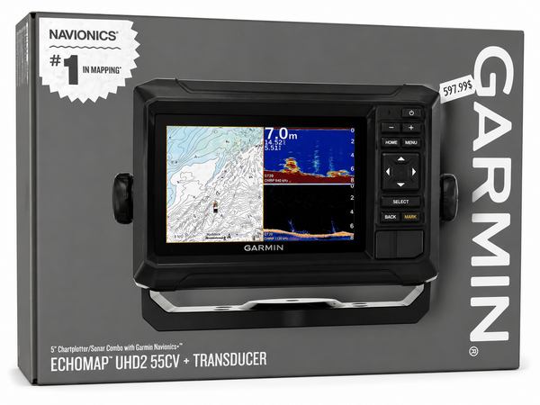 Garmin ECHOMAP UHD2 55CV avec transducteur