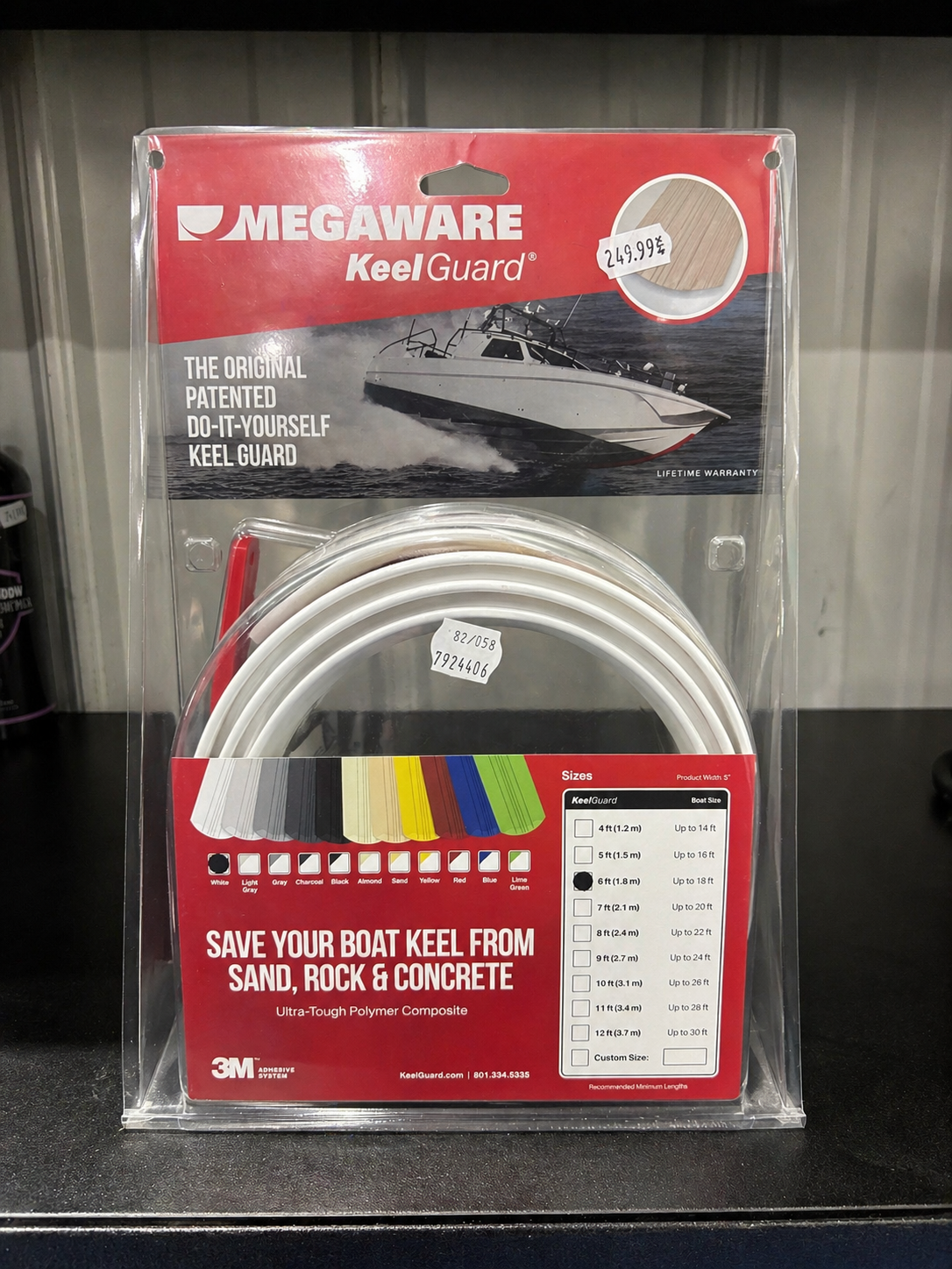 MegaWare KeelGuard Protection de quille 6 pi