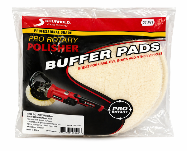 Tampon de Polissage Shurhold Pro Rotary 7.5 po